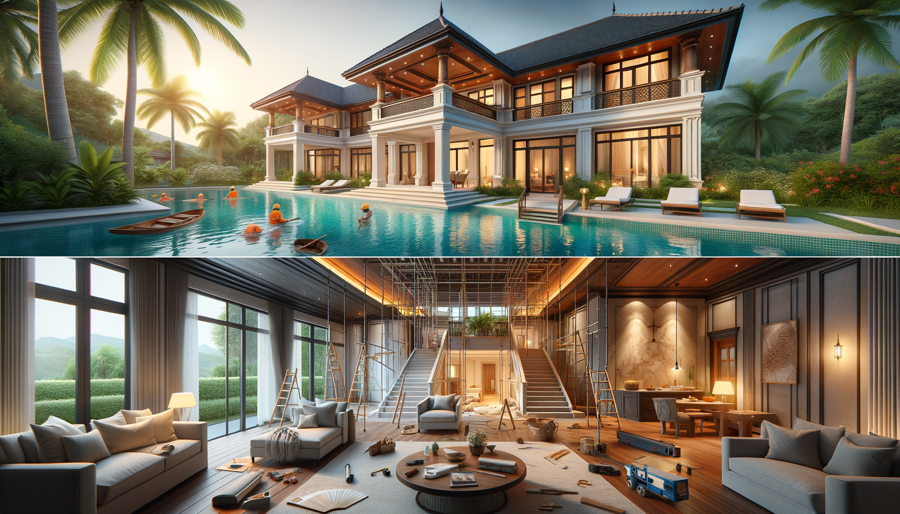 Comprehensive vs. Partial Villa Renovation